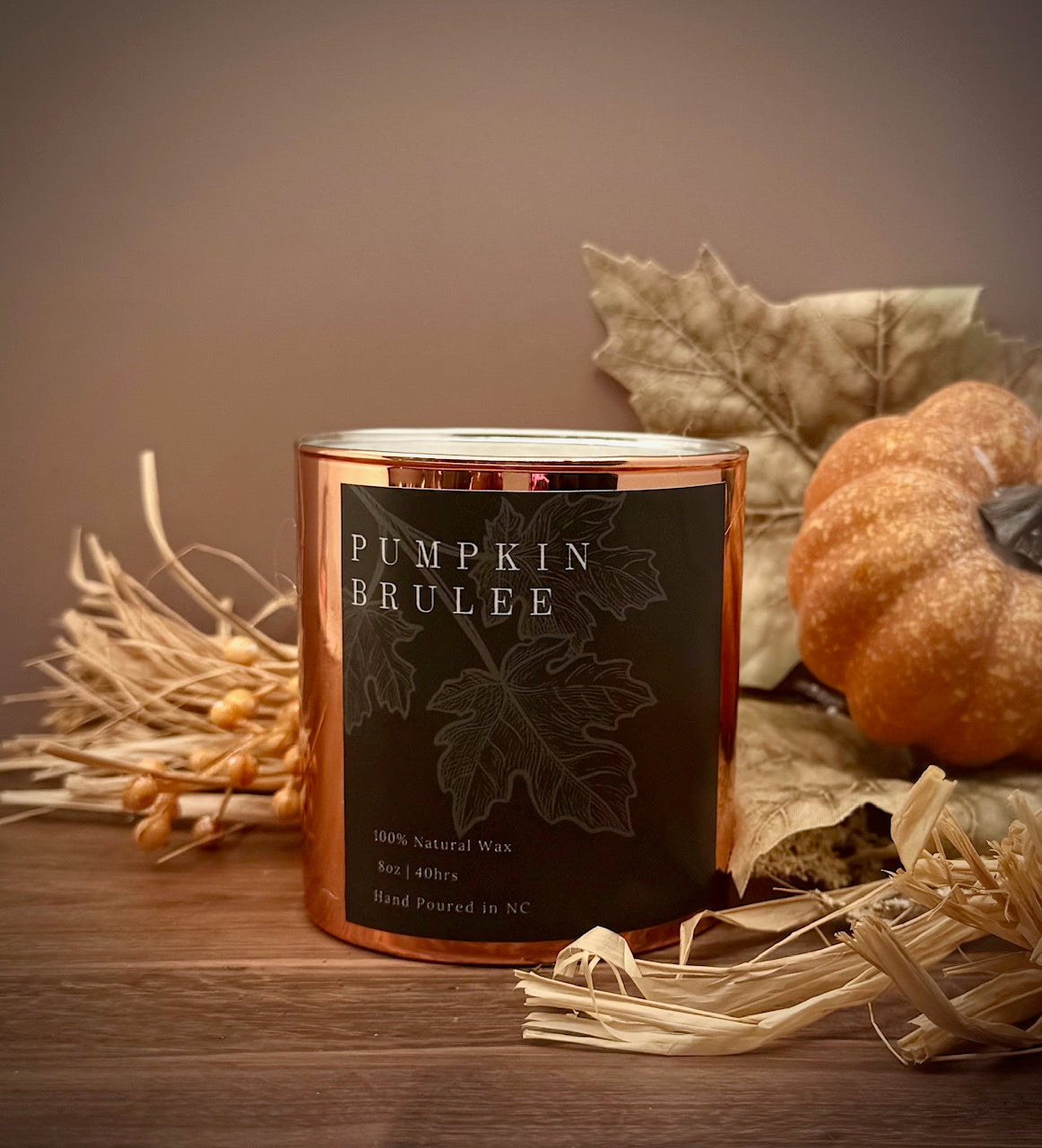 Pumpkin Maple Brulee 8 oz Candle