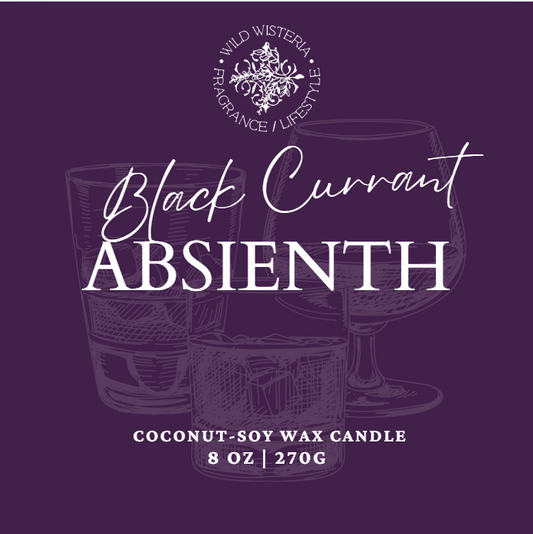 Black Current Absinthe 8 oz Luxury Candle
