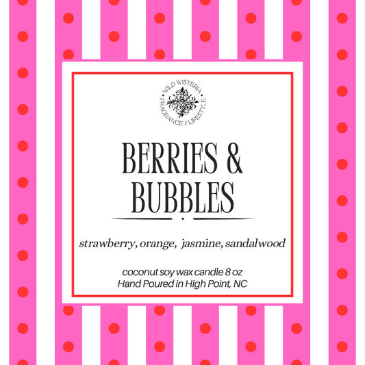 Berries and Bubbles 8 oz Luxury Candle
