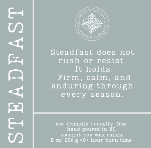 Steadfast 8 oz luxury Candle