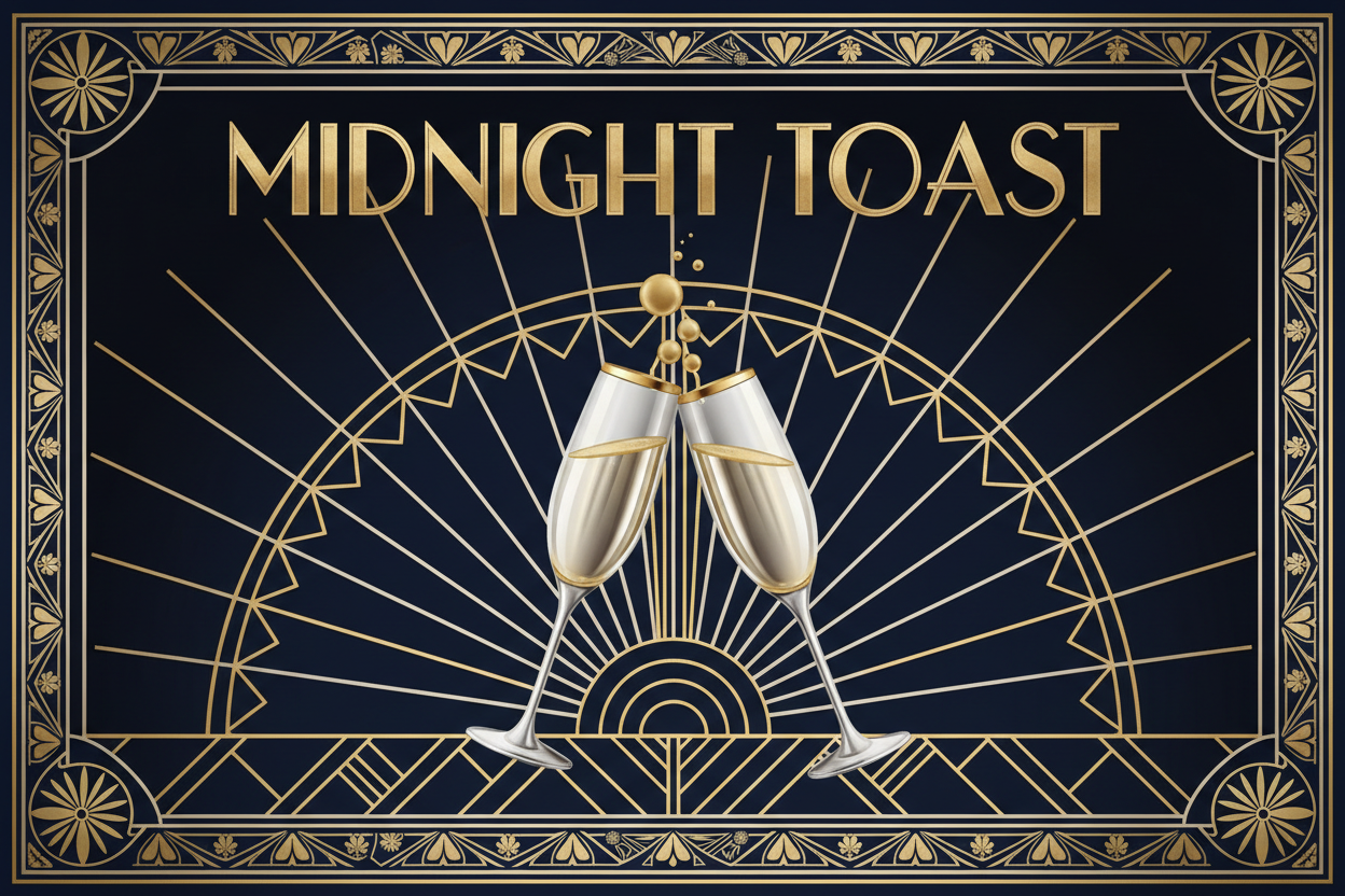 use the words Midnight Toast